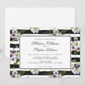 Gevlekte flessenstrips - bruiloft kaart (Voorkant / Achterkant)