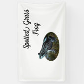 Gevlekte gras kikker, Banner (Verticaal)