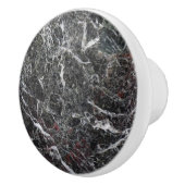 Gevlekte Grijze Tonen Marmeren Patroon Keramische Knop (Rechts)