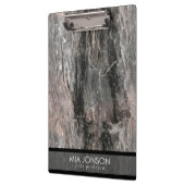 Gevlekte Grijze Tonen Marmeren Steen Textuur Klembord (Links)