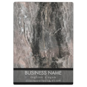 Gevlekte Grijze Tonen Marmeren Steen Textuur Klembord (Achterkant)