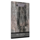 Gevlekte Grijze Tonen Marmeren Steen Textuur Klembord (Rechts)