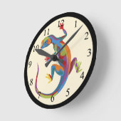 Gevlekte hagedis ronde klok (Hoek)