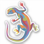 Gevlekte hagedis sticker (Voorkant)
