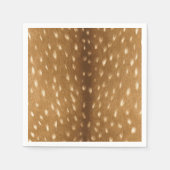 Gevlekte herten bont Fawn Print Servet (Voorkant)