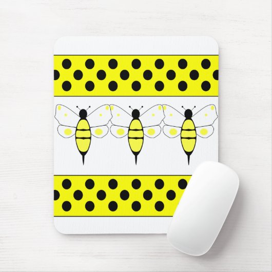 gevlekte hommel-muizenpad muismat (Met muis)