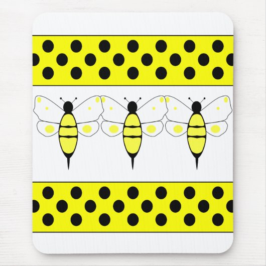 gevlekte hommel-muizenpad muismat (Voorkant)