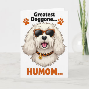 Gevlekte Hond Hoofd Fun Kaart