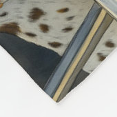 Gevlekte Hond op Autorit Kunstprint Fleece Deken (Hoek)
