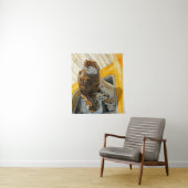 Gevlekte Hond op Autorit Kunstprint Wandkleed (In situ)