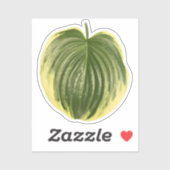 Gevlekte Hosta-blad  Sticker (Vel)