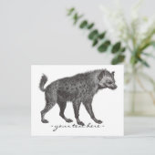 Gevlekte Hyena Post Kaart (Staand voorkant)