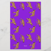 Gevlekte hyena's briefpapier (Achterkant)