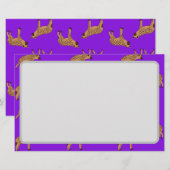 Gevlekte hyena's briefpapier (Voorkant / Achterkant)