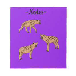 Gevlekte Hyena's Notitieblok