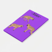 Gevlekte hyena's post-it® notes (Schuin)