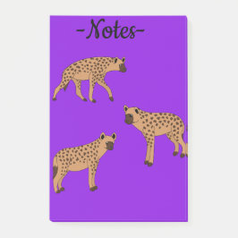 Gevlekte hyena's post-it® notes