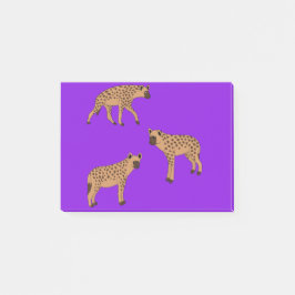 Gevlekte hyena's post-it® notes