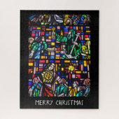 gevlekte kerst legpuzzel (Verticaal)