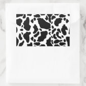 Gevlekte Koe Print, Koe, Dierenbont Rechthoekige Sticker (Tas)