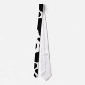 Gevlekte Koe Print, Koe, Dierenbont Stropdas (Achterkant)