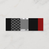 gevlekte kussen : mini visitekaartje (Achterkant)