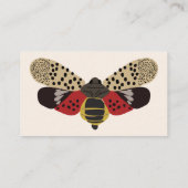 Gevlekte Lantaarnvlieg Bug Exterminators Visitekaartje (Achterkant)
