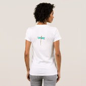 Gevlekte Libel Abstracte Kunst om te Dragen T-shirt (Achterkant volledig)