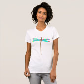 Gevlekte Libel Abstracte Kunst om te Dragen T-shirt (Voorkant volledig)