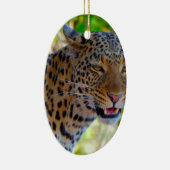 Gevlekte Luipaard Keramisch Ornament (Rechts)