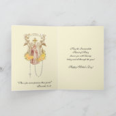  gevlekte Maagd Maria katholieke Moederdag Kaart (Binnen)