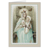 , gevlekte Maagd Mary Jesus Rosary (Voorkant)
