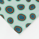 Gevlekte Mandarijn Dierenprint Fleece Deken (Hoek)