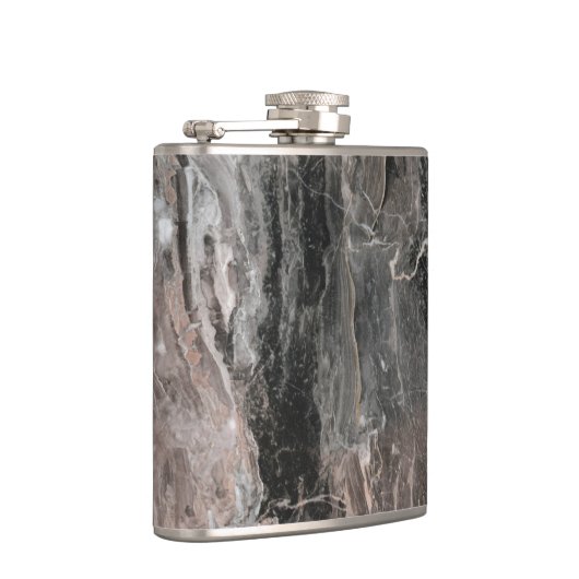 Gevlekte marmeren steen heupfles (Rechts)