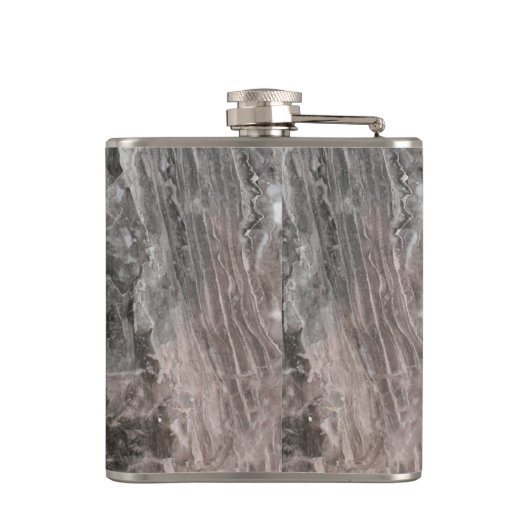 Gevlekte marmeren steen heupfles (Achterkant)