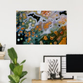 Gevlekte Oceaan Jasper Poster (Thuiskantoor)