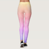 Gevlekte pastel Leggings (Achterkant)