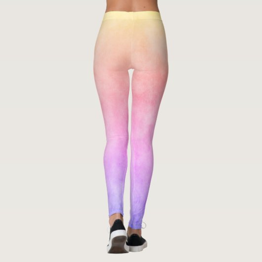 Gevlekte pastel Leggings (Achterkant)
