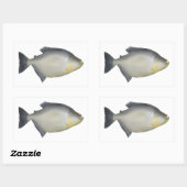 Gevlekte Piranha Rechthoekige Sticker (Vel)
