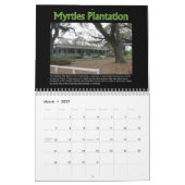 Gevlekte plaatsen in de Amerikaanse muur Kalender (Mar 2027)