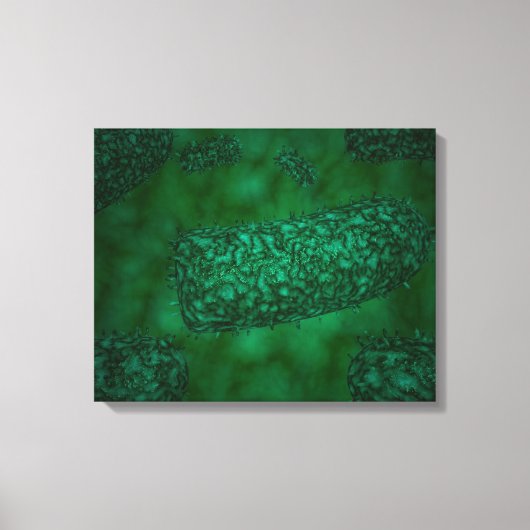 Gevlekte raenvirusdeeltjes 1 canvas afdruk (Voorkant)