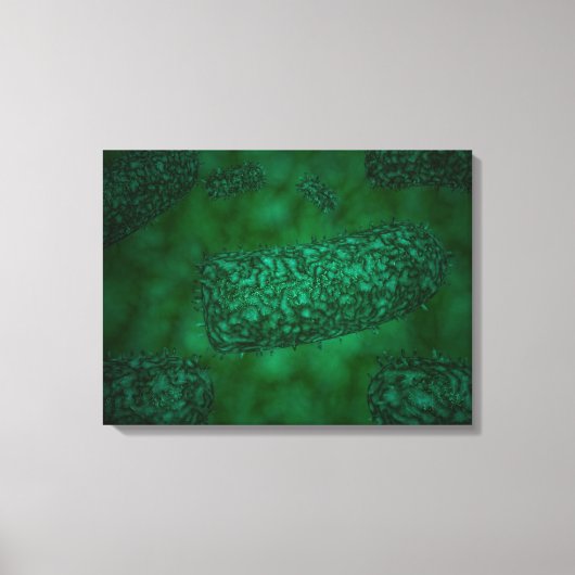 Gevlekte raenvirusdeeltjes 1 canvas afdruk (Voorkant)