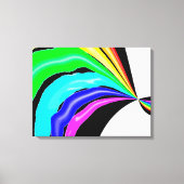 Gevlekte regenboog canvas afdruk (Voorkant)