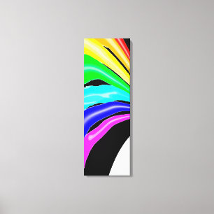 Gevlekte regenboog canvas afdruk