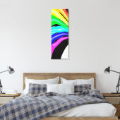 Gevlekte regenboog canvas afdruk (Insitu (Slaapkamer))