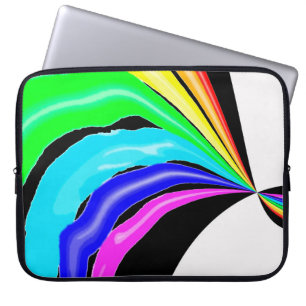 Gevlekte regenboog laptop sleeve