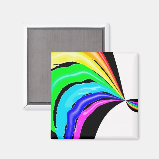 Gevlekte regenboog magneet (Voorkant / Achterkant)