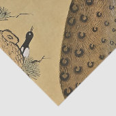 Gevlekte tijger Minhwa met ekster Tissuepapier (Detail)