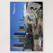gevlekte vierkante skyline legpuzzel (Verticaal)