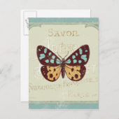  gevlekte vlinder briefkaart (Voorkant / Achterkant)